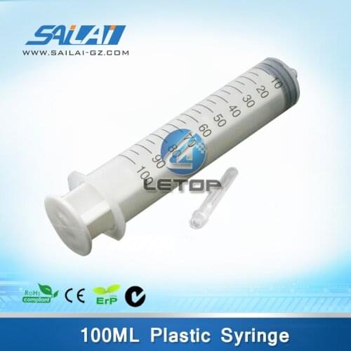 100ml plastic printhead cleaning syringes refill