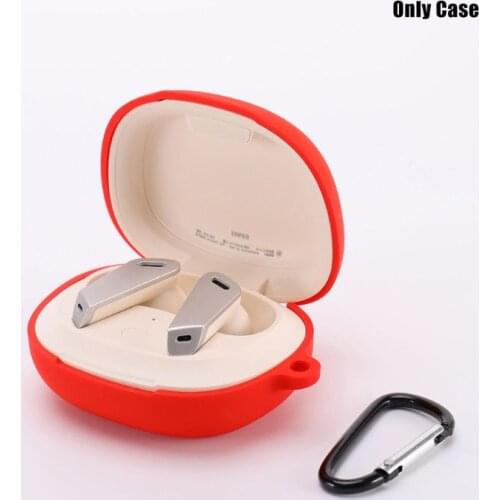 Dustproof Protective Cover Silicone Case with Carabiner for edIFIER TWS NB2