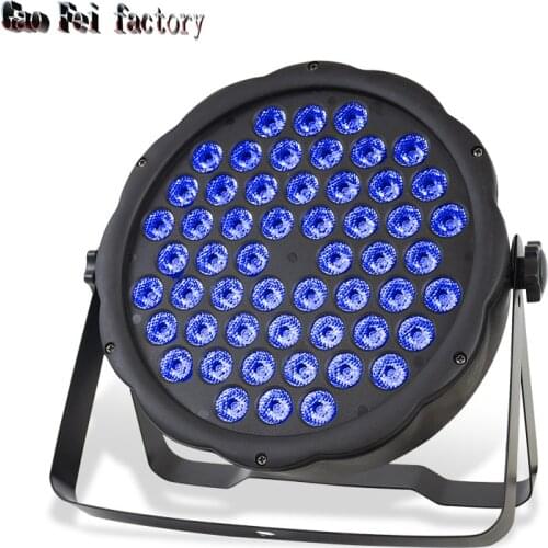 LED Party Lights 54X3W Mini Flat Par Can By Dmx Control RGB 3In1 Colors Lyre Wash Par64 For Dj Disco Wedding