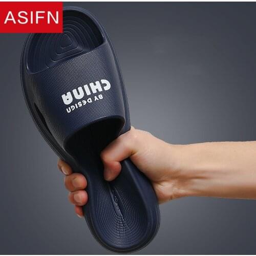 ASIFN Summer Slippers Men Women Home Indoor Platform Slides Soft Bottoms China Print Non-slip Comfortable EVA Pantoufle Homme