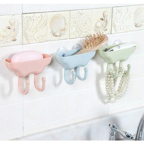 Bathroom Shower Soap Box Dish Soap Storage Plate Tray Soap Holder Rack Wall Dishes Bathroom Tray Accessories Box