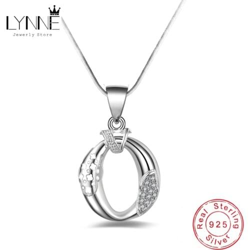 New Vintage Ladies 925 Sterling Silver Water Drop Pendant Collarbone Necklace Rhinestone Round Necklace For Women Jewelry Gift