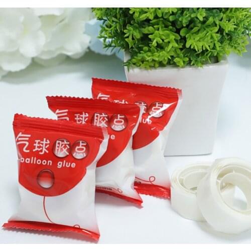 100 Points Balloon glue dot for balloons accessories ballon dot birthday wedding party balloons glue sticker balloons stand arch
