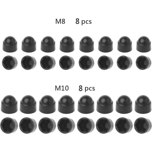 16Pcs/set M8 M10 Screw Protection Cap Anti-dust Rust Auto Nut Protective Cover New 2020