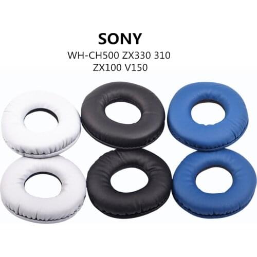 2 PCS Foam Ear Pads Cushion Earpad Soft Replacement for Sony WH-CH500 ZX330 310 ZX100 V150 Headphone Headset