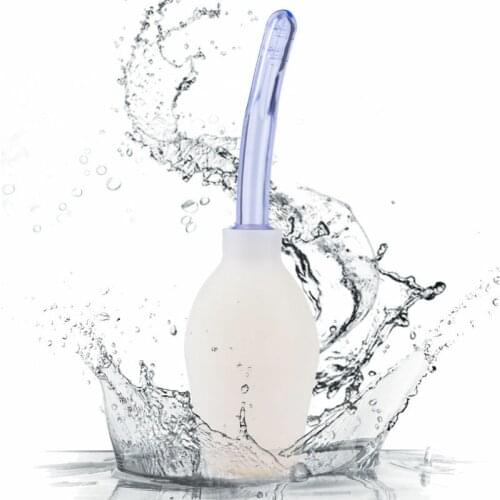 310ml White Reusable Enema Cleaning Vagina Cleaner Douche For Women Men Cleaning Bulb Anal Vaginal