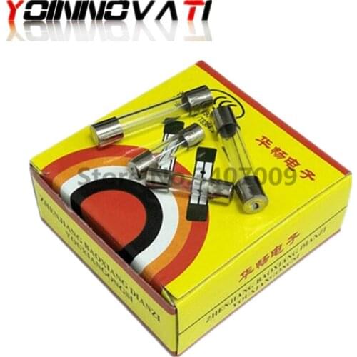 6*30mm Glass Fuse Tube Fuse 6x30mm 250V 0.5A 1A 2A 3A 4A 5A 6A 8A 10A 12A 15A 20A 25A 30A Fast Fusing 6X30