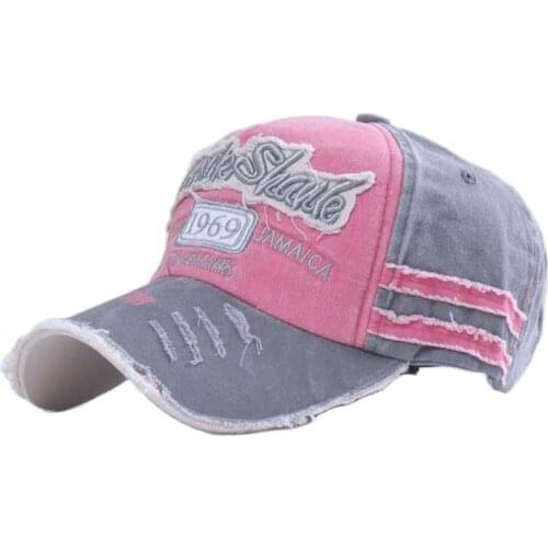 Washed Cotton Baseball Cap For Women Men Snapback Caps Wholesale Fitted Hat Gorras Hombre Dad Hats Bone Casual Casquette