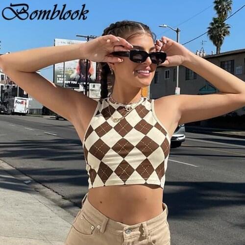 Women's Cropped Tank Tops Bomblook China