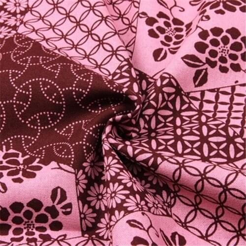 CF825 Chinese Style 100% cotton and linen Fabric Chinese Style Dress/Table Cloth/Curtain/Clothes DIY Patchwork Materials