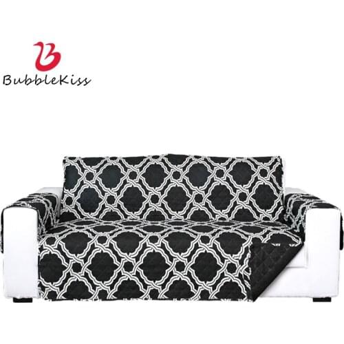 Bubble Kiss Double-Sided Printed Sofas Cover Three-Seater Home Non-Slip Couch Covers Soft And Wear-Resistant Pet Sofa Slipcovers