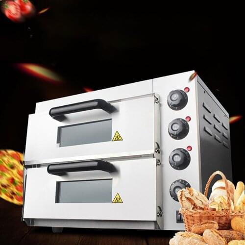 Electric oven double layer bread pizza tart chicken wings baking oven two layers