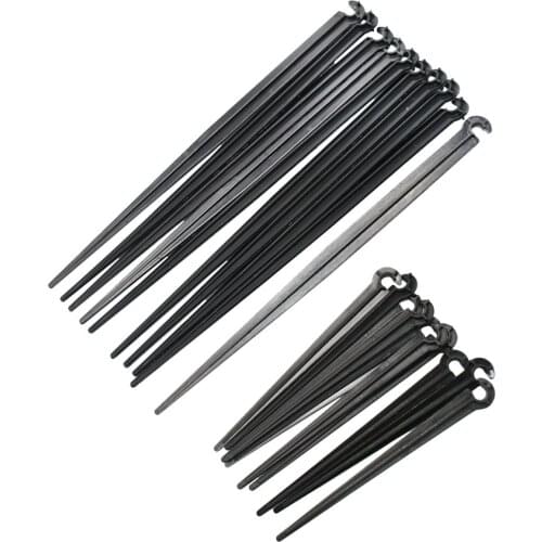 Wxrwxy garden hose holder 4/7 hose bracket Plastic Fixed Stems Support Holder 4/7 Drip Irrigation system accessories 40 pcs