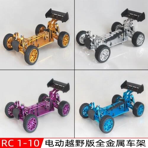 4WD HSP Rc Car 1/10 Scale Model Electric Car Off Road Buggy 94107 PRO ALL Metal Frame Toys