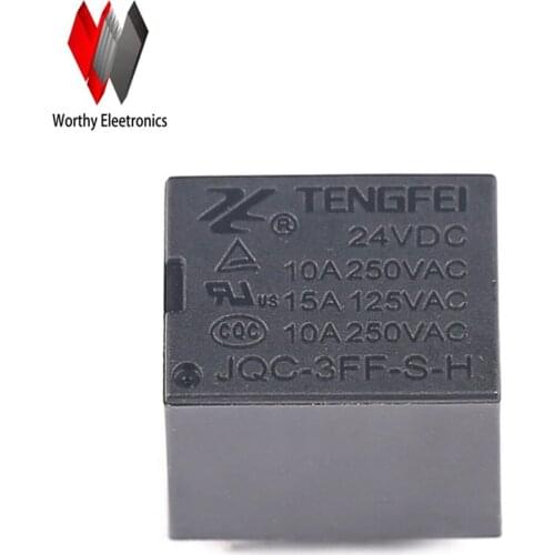 Wholesale 10pcs/lot relay JQC-3FF-S-H-24VDC