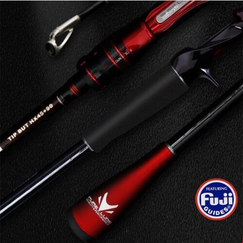 Fuji L/ML/M/MH casting lure rod 1.98m2.1m2.4m carbon ultralight Superhard super Fast tuning long shot Lure spinning Fishing rods
