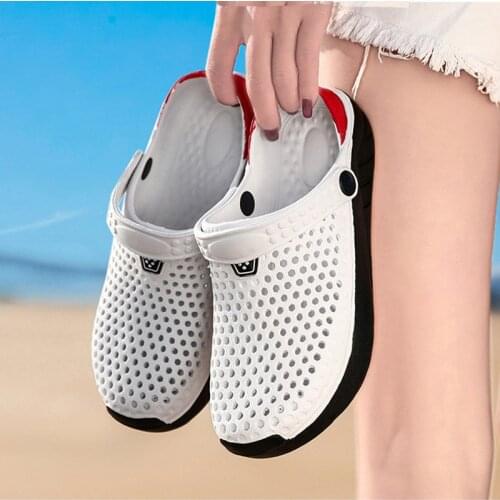 Sandals for Women Men Breathable Beach Shoes Fashion Garden Clog Aqua Shoes Trekking Wading Size Womens sandals 36-45