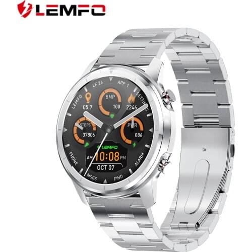 LEMFO LF26 Smart Watch Men Multi-functional Smartwatch Business IP67 Waterproof Health Monitor Sports Smart Fitness Bracelet