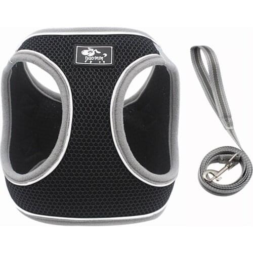 Reflective Dog Cat Harness Vest French Bulldog Harness Puppy Small Medium Dogs Cats Harness For Schnauzer Chihuahua Walking