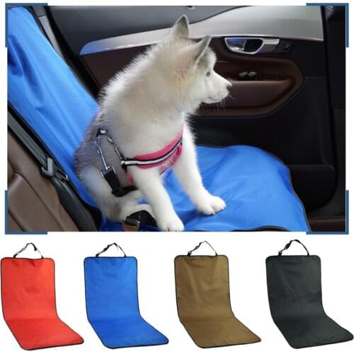 Waterproof Car Back Bench Seat Cover Protector for Pets Dog Single ScratchProof Non-Slip Pet Seat Covers Keep Clean After Travel