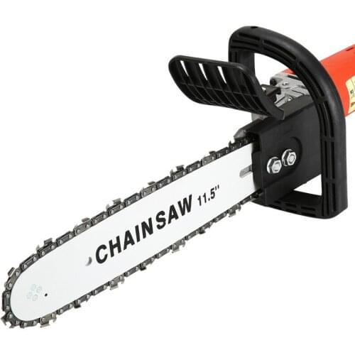 11.5inch Adjustable Electric Chain Saw Bracket Angle Grinder Modified Electric Saw Machine for Angle Grinder Chain saw