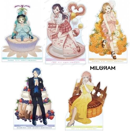 Anime Milgram MILGЯAM Shidou Kirisaki Es Haruka Sakurai Acrylic Figure Stand Model Plate Desk Decor Cosplay Cartoon Toy Gift