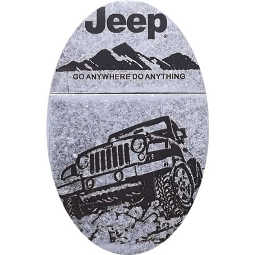 Ancient silver jeep car kerosene lighter engraving windproof nostalgic authentic