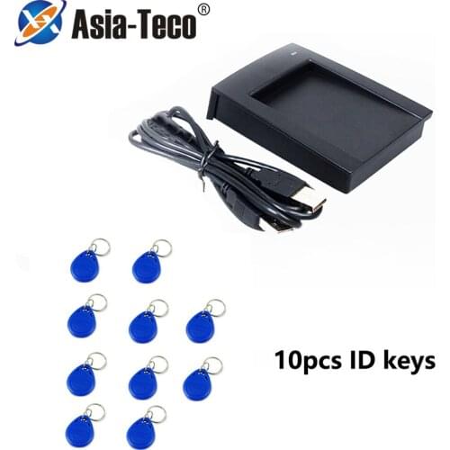 Free Shipping 125Khz RFID Reader USB Proximity Sensor Smart Card Reader EM4100 TK4100 for Access Control