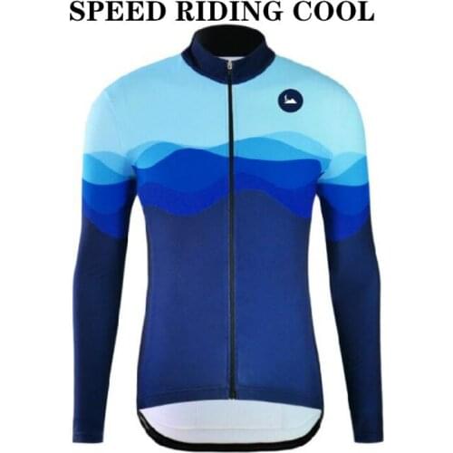 SENDIYOU.FS 2019New Autumn Spring Road Cycling Jersey Mans Long Sleeve Mountain Racing Bicycle Clothing Maillot Ropa mtb jersey