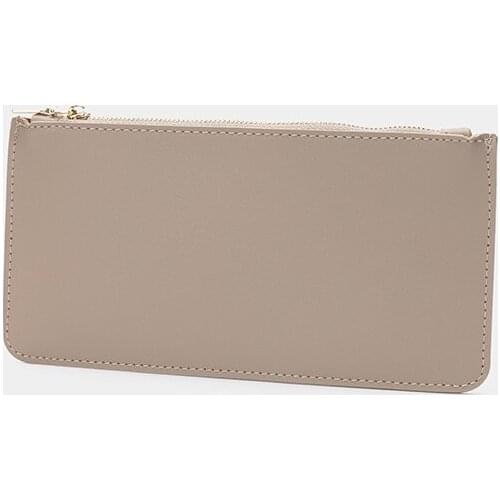 Temperament simple pencil case personalized stationery storage box girl fresh and simple pu leather portable pencil storage pen