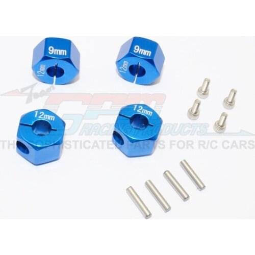 GPM ALLOY HEX ADAPTER (12MMX9MM) For AXIAL EXO TERRA BUGGY RC Upgrade