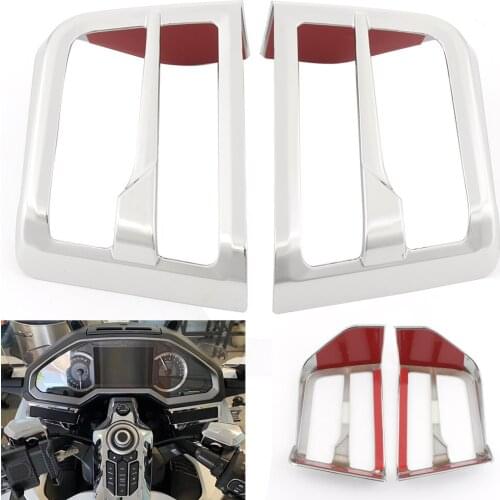 Motorcycle Chrome ABS Front Speaker Grille Cover For Honda Gold Wing GL1800 F6B GL1800 2018 2019 2020 Accessories