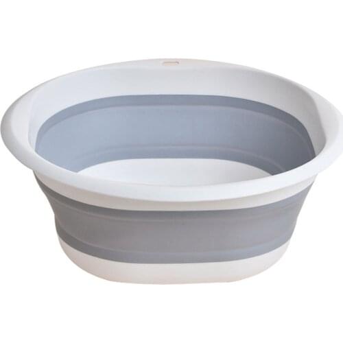 Plastic Folding Basins Portable Wash Basins Folding Laundry Tub Bathroom Kitchen Accessories Travel Folding Wash Basin L