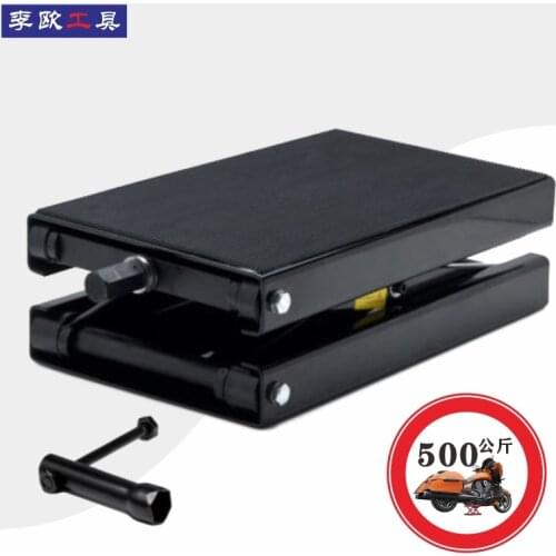 Motorcycle lift mesa widened shear type hydraulic lifting machine repair platform frame large displacement jacks