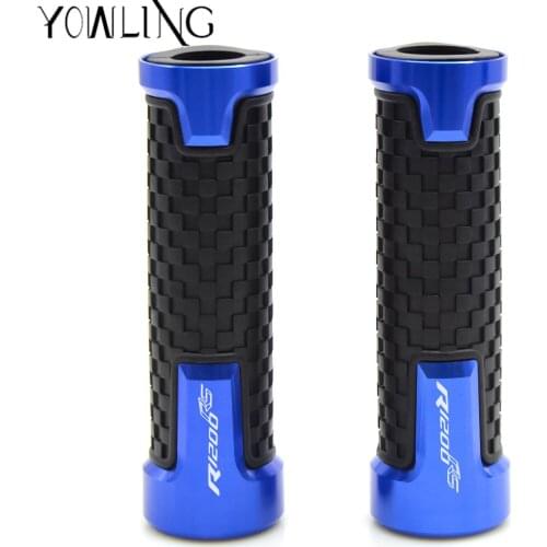 For BMW R1200RS R1200 RS 2015 2016 2017 2018 K54 7/8" Motorcycle CNC Rubber Handlebar Hand Grips Bar End Gel Grip
