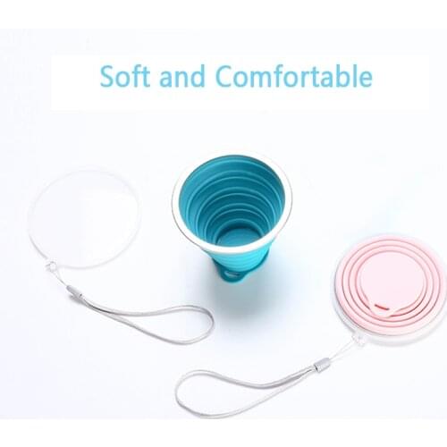 180ml Folding Silicone Cup Portable Silicone Telescopic Drinking Collapsible Coffee Cup Multi-function Foldable Silica Mug Tazas