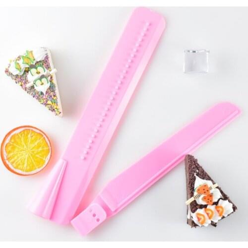 Adjustable Height Cake Smoother Rotating Cream Scraper Edges Smooth Cake Decorating Tools Kitchen Baking Design Accessories