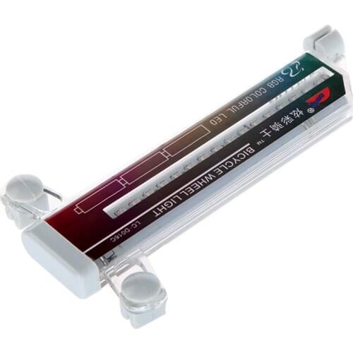 32 LED Bicycle Wheel Light Colorful Rainbow Bikes Signal Lights Lamp Luces For Night Riding Cycling Fixed on Spoke Light