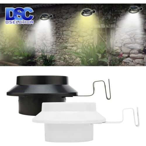 1/2/4pcs LED Solar Light Outdoor IP44 Waterproof 3LEDs Solar Wall Lamp for Garden Decoration Garage Patio Solar Garden Light