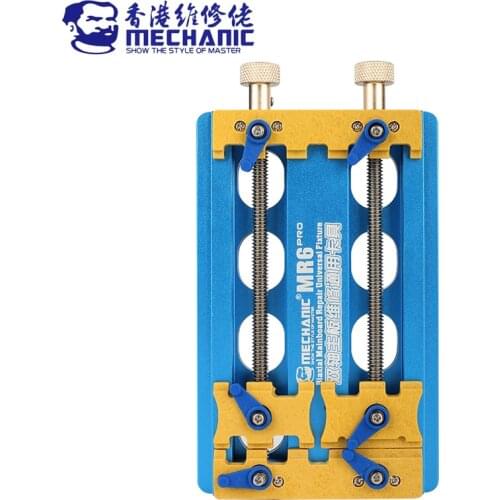 MECHANIC MR6 PRO Universal PCB Holder Precision Double-Bearings Fixture for Motherboard Integrated IC Chip Remove Glue Clamp