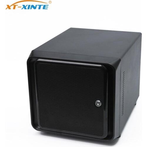 XT-XINTE 2/4/8 Bay Network NAS Case ITX Storage Server Case USB 1UFLEX File Server for HTPC 2.5inch 3.5inch Hard Drive Hot Swap