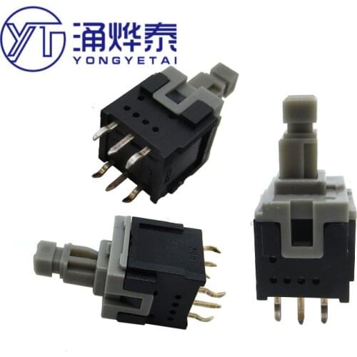 YYT 5PCS 10X10.9X20.5 without lock button push switch ESB30B333 button switch 6PIN