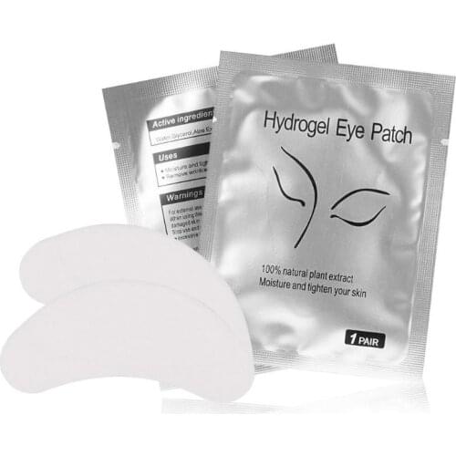 1 Pair Lot Beauty Eyelash Pad Gel Patch Lint Free Lash Extension Eye Mask 50JF