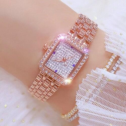 Top Brand Luxury Women Watch Crystal Ladies Dress Watch Fashion Diamond Quartz Watches Female Steel Wristwatch reloj mujer