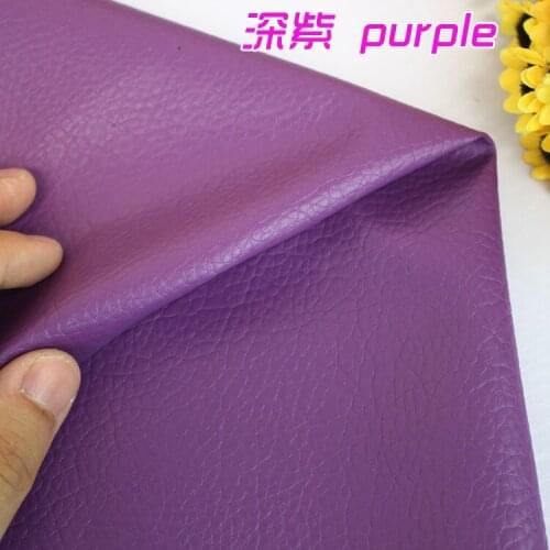 Purple Big Lychee Pattern PU Synthetic Leather Faux Leather Fabric Upholstery Car Interior Sofa Cover 54" Wide Per yard