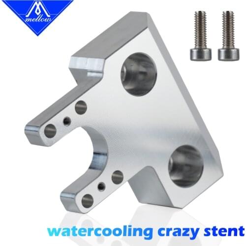 Mellow 3D Printer Parts Crazy Heat Block To W-Bmg Water Cooled Extruder For One-Hand Nozzle Change 1.75 MM Ender 3 Cr-10 PRO