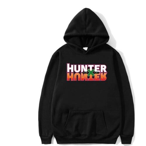 Children Streetwear Sweatshirt Hunter x Hunter Mens Harajuku Pullover Womens Fashion Hoodies Japanese Anime Casual Couple Outfit