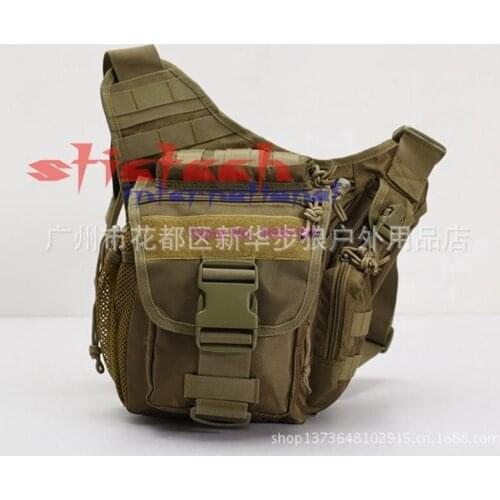 By dhl or ems 10 PCS Oxford Shoulder Bag Multifunctional Camping Travel Fishing Messenger Bag Men Tactical Hiking Bag