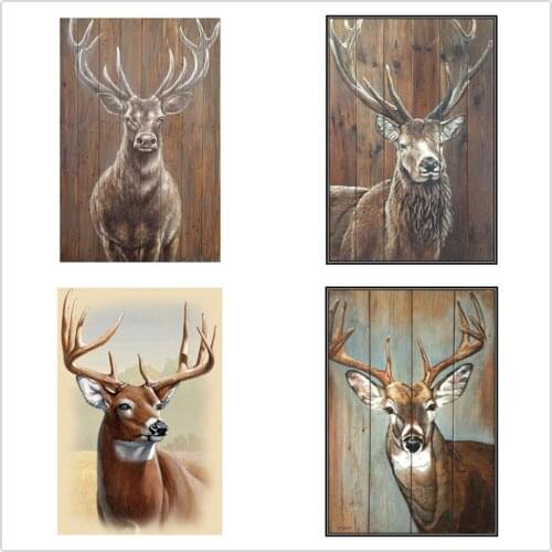Dpsprue Full Square/Round Drill 5D DIY Diamond Painting Kit "Animal Deer" 3D Embroidery Cross Stitch 3D Home Decor Gift