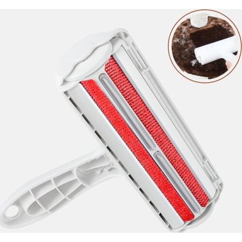2 -Way Pets Hair Remover Roller Sticking Removing Products For Clear Dog Cat Accessories Grooming Brush From Carpets Clothing